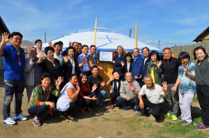 한교연, 3년간 몽골에 30개 게르교회 건축 헌당
