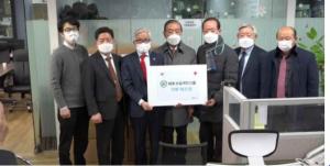 WK뉴딜국민그룹, 한국교회 연합단체에 마스크 기부